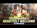 Witness the unmatched enthusiasm at PM Modi's MEGA roadshow at Malkajgiri in Telangana