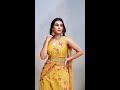 Yellow Ruffled One-Minute Saree: Best Ready To Wear Saree Collection Online