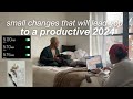 HOW WE'RE MAKING 2024 OUR BEST YEAR YET: productivity & healthy changes | NYC Lesbian Couple