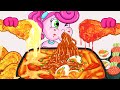 ASMR MUKBANG 롯데리아 왕돈까스버거 먹방🍔 롱치즈스틱 지파이 Crispy Fried Chicken Giant Pork Burger Eating Sound | HIU 하이유
