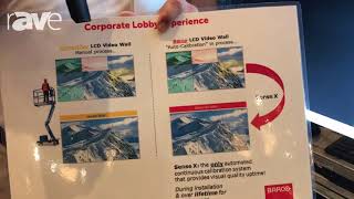 E4 AV Tour: Barco Features the SenseX Auto-Color Maintenance With the HVD-5521 Video Wall Displays