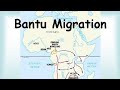 The Bantu in African History