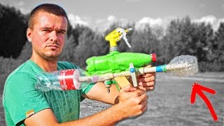 КАК СДЕЛАТЬ ВОДЯНОЙ ГРАНАТОМЕТ - БУТЫЛКОМЕТ из ПОДРУЧНЫХ СРЕДСТВ - Uplay.us