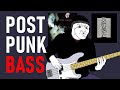 How to play Post-Punk bass in 1 minute