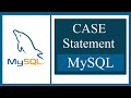 How to use CASE Statement in MySQL