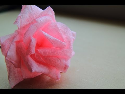 Розы из салфеток бумажных Розы из салфеток бумажных