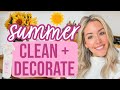 2024 SPRING INTO SUMMER CLEAN + DECORATE WITH ME! @BriannaK