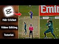 How To Make Cricket Hdr Video Editing In Capcut App || Tik Tok Viral Video Editing Tutorial