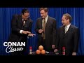 Penn & Teller Teach Conan Sleight Of Hand | Late Night with Conan O’Brien