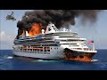 Arriving in the Black Sea, largest US cruise ship carrying 10 top generals was blown up by Russia