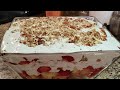 How I make a Layered Strawberry Punch Bowl Cake! Cooking With Linda Jane