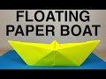 Floating Paper Boat For Kids- Quick and Easy