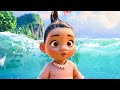 Moana Clips - Baby Moana Discovers the Ocean (2016)
