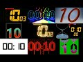 Countdown 10 to 0 Numbers Selection of my Videos