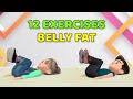 12 SIMPLE EXERCISES TO LOSE BELLY FAT - KIDS WORKOUT