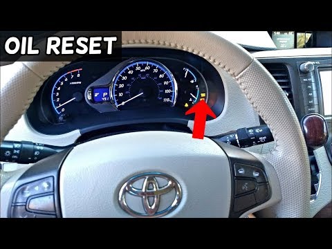 How To Reset Maint Reqd Toyota Sienna 2011 Maintenance Required