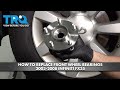 How to Replace Front Wheel Bearing & Hub Assemblies 2003-2008 Infiniti FX35
