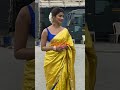 Pooja Hegde mesmerizes in yellow and blue saree #shorts #poojahegde