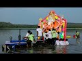 Big ganesh Nimajjanam 2023 | Ganpathi visarjan 2023 | Ganesh immersion 2023 in Lake