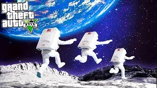 GTA 5 SPACE MOD TO THE MOON!! Space Ship, Moon Landing & More! GTA 5 Mod
