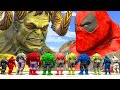 World War Hulk | Blue Hulk & Hulk Lucifer & Red Hulk vs Team Venom - What If Battle Superheroes
