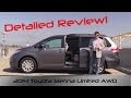 2014 Toyota Sienna Limited AWD DETAILED Review and Road Test