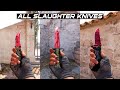 CS2 All Slaughter Knives - In Game showcase [4K60FPS]