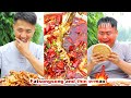 mukbang | Lobster | Yellow Spicy Ding | Squid | Bobo Chicken | Belly Pork | funny mukbang