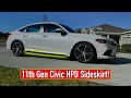 DIY HPD Side Underbody Spoiler 2023 Honda Civic! 11th Gen Civic