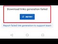 Fix Videoder download link generation failed problem | Videoder download link generation failed