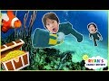 Download ROBLOX Scuba Diving at Quill Lake! Let's Play with Ryan's Family Review! mp4 3gp mp3 videos - waplic