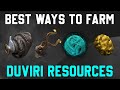 Best ways to farm DUVIRI RESOURCES in Warframe - Farming Guide
