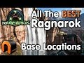 ARK Ragnarok ALL THE BEST BASE LOCATIONS