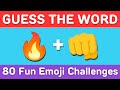 Emoji Puzzles: 80 Fun Challenges to Guess the Word!
