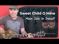 How to play Sweet Child O Mine | Slash's Main Solo 1 #JGTRSweetChild