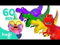 Colorful Surprise Eggs｜Dinosaur Eggs + More｜Learn Colors and Nursery Rhymes for Kids｜Hogi Colors