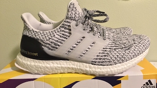 Adidas Ultra Boost 3.0 Oreo / Zebra White Core Black UK 10.5