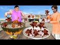 Crispy Tree Chicken Recipe Street Style Cooking Hindi Kahaniya Moral Stories New Funny Comedy Video