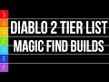Diablo 2 TIER LIST - BEST Magic Find Builds