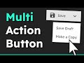 How to Create Multi-Action Buttons with HTML, CSS & JavaScript