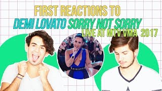 Demi Lovato - Sorry Not Sorry 2017 MTV VMA Performansına İlk Tepkiler | 2Pals1Blog