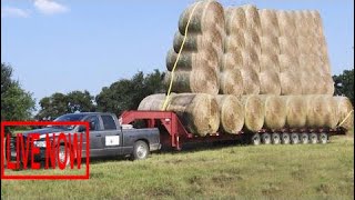 World Amazing Bizarre Modern Agriculture Equipment Mega Machines: Hay Bale Handling Tractor Tr #SON