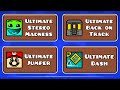 If every Geometry dash level had 3 Coins Ultimate icon achievements!!!