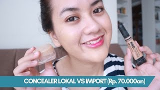 CONCEALER LOCAL VS IMPORT (on acne face) | La Tulipe vs LA Girl Pro Conceal