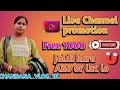 🛑 1000 0+ subscribe free ||LIVE CHANNEL PROMOTION ||LIVE CHANNEL CHECKING ||