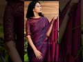 Plain Satin Silk Saree With Designer Blouse Designs #silksaree #sareedraping #shorts #fashionhaul93