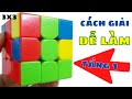 Cách Giải Rubik 3x3 Nhanh Dễ Hiểu Cho Người Mới | Tầng 1