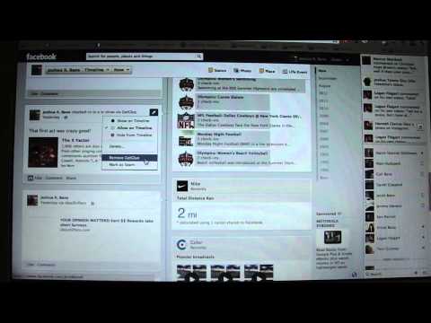 How To Delete A Status Update On Facebook 2011 Status