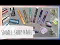 Small Shop Haul! Crafted Makes, Candylicious Pens, Hallow Darkfrost, Black Wolf Wood Works, & more!