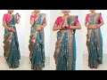 Atpoure Saree Draping For Durga puja 2022 | Durga Puja Atpoure Saree Style